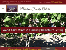 Tablet Screenshot of madsenfamilycellars.com